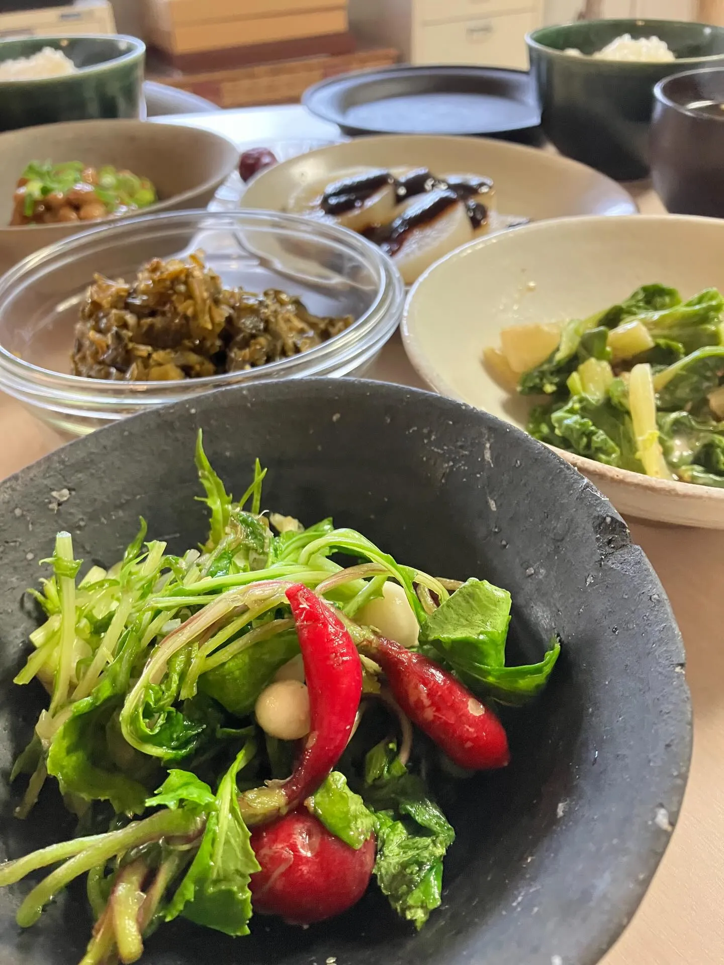 宙と廷　普段の朝ご飯